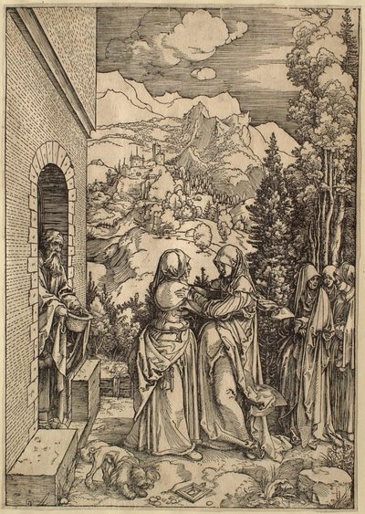 Das Marienleben: Die Heimsuchung von Albrecht Dürer