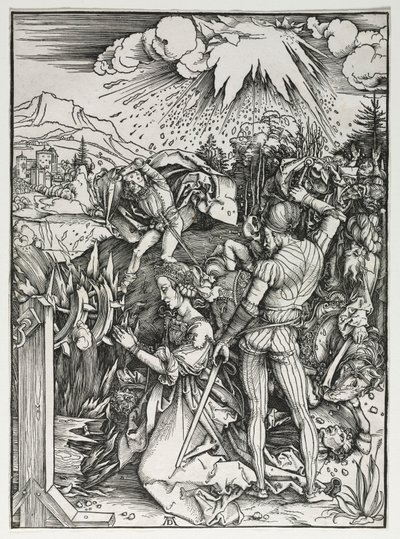 Das Martyrium der Heiligen Katharina von Alexandria, ca. 1497 von Albrecht Dürer