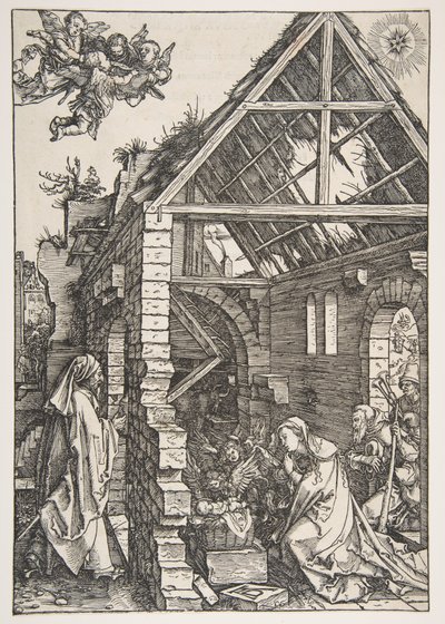Die Geburt Christi, aus Das Marienleben, lateinische Ausgabe, 1511 von Albrecht Dürer