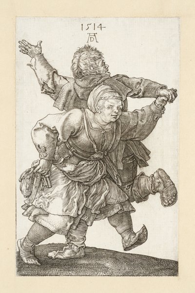 Das tanzende Bauernpaar von Albrecht Dürer