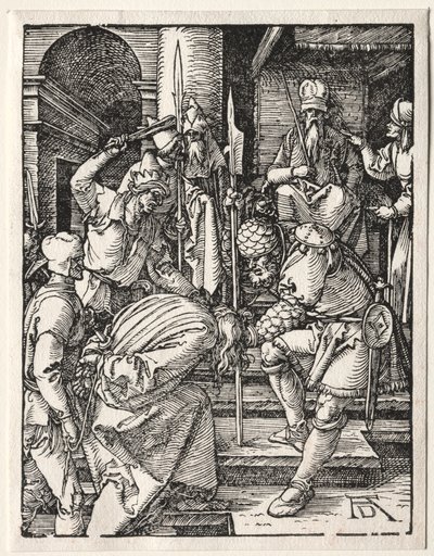 Die Kleine Passion: Christus vor Annas, 1509-1511 von Albrecht Dürer