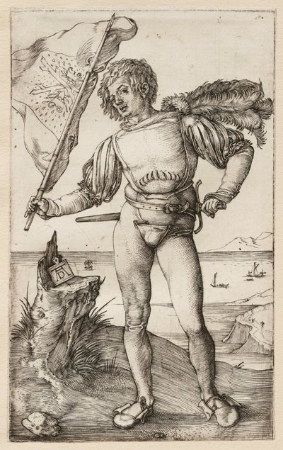 Der Bannerträger von Albrecht Dürer