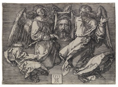 Das von zwei Engeln präsentierte Schweißtuch von Albrecht Dürer