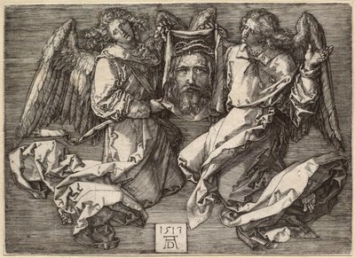 Das von zwei Engeln gehaltene Schweißtuch von Albrecht Dürer