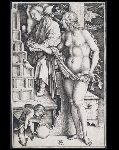 Die Versuchung des Müßiggängers (Der Traum des Doktors) von Albrecht Dürer