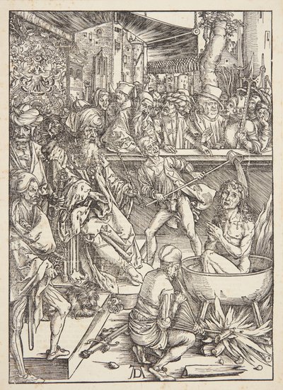 Die Folterung des heiligen Johannes des Evangelisten von Albrecht Dürer