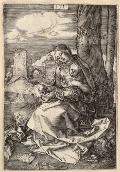 Die Jungfrau mit dem Kind und der Birne von Albrecht Dürer