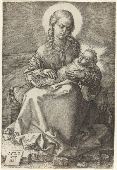 Die Jungfrau mit dem Wickelkind von Albrecht Dürer