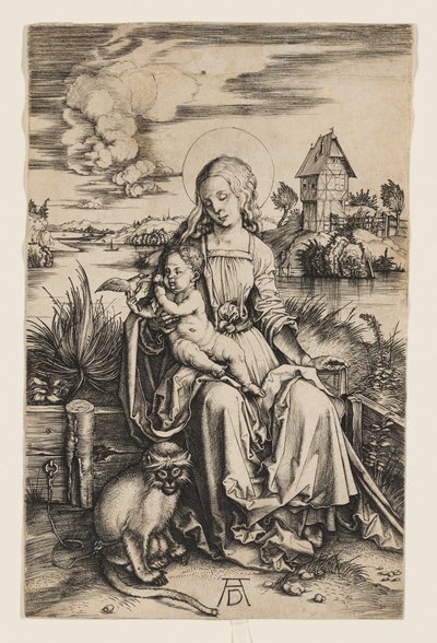 Maria mit der Meerkatze von Albrecht Dürer