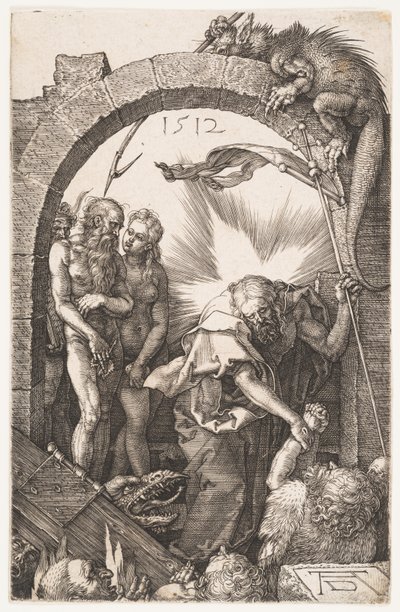 Christus in der Vorhölle aus der Gravierten Passion von Albrecht Dürer or Duerer