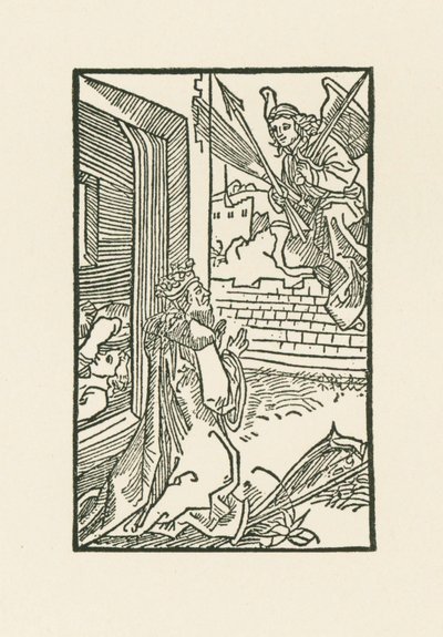 David betet. Illustration zu Diurnale s m chorum ecclesie Basilien. Gedruckt von Johann Bergmann, Basel von Albrecht Dürer or Duerer