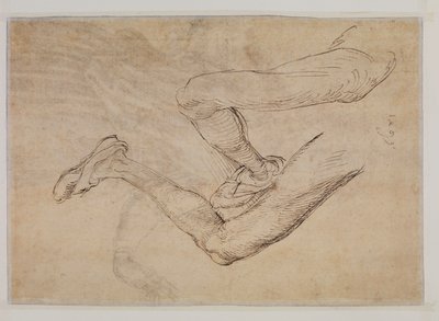 Studie eines linken Beins aus zwei Blickwinkeln von Albrecht Dürer