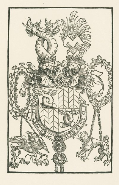 Das Wappen von Florian Waldauf von Waldenstein von Albrecht Dürer or Duerer