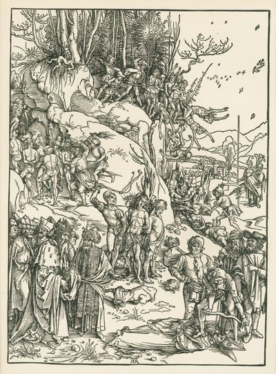 Das Martyrium der Zehntausend von Albrecht Dürer or Duerer