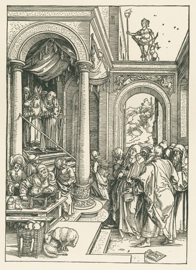 Die Darstellung der Jungfrau im Tempel von Albrecht Dürer or Duerer