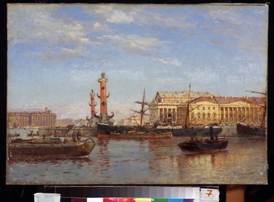 Ansicht von Sankt Petersburg von der Newa aus von Aleksandr Karlovich Beggrov