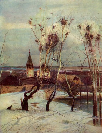 Die Raben sind angekommen, 1871, 1965 von Aleksey Savrasov