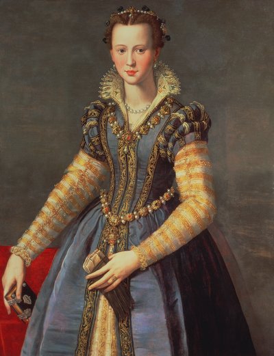 Marie de Medici (1573-1642), Ehefrau von Heinrich IV. von Frankreich (1553-1610) von Alessandro Allori