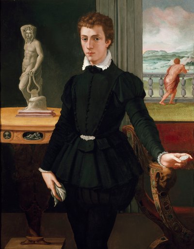 Porträt eines jungen Mannes von Alessandro Allori