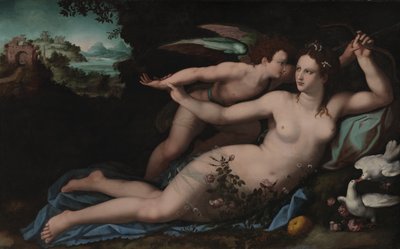 Venus entwaffnet Amor von Alessandro Allori