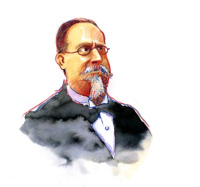 Porträt von Cesare Lombroso (1835-1909) Gründer der italienischen Schule der Kriminologie von Alessandro Lonati