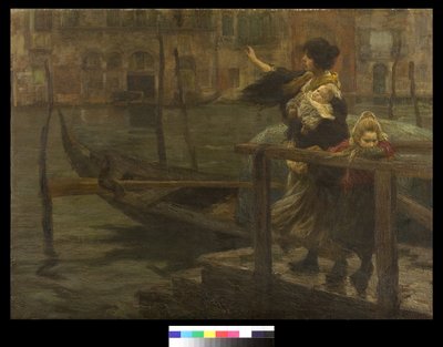 Die Überfahrt oder Die Abreise des Seemanns von Alessandro Milesi