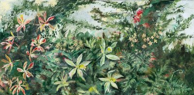 Üppige tropische Blüten von Alex Cornell