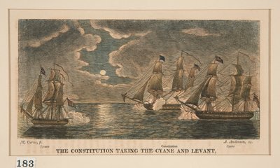Die Verfassung nimmt die Cyane und Lavant, eine von acht Serien von Alexander Anderson