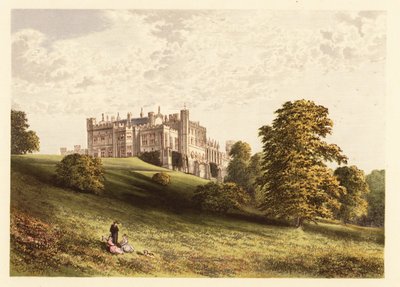 Lambton Castle, County Durham, England, 1880 von Alexander Francis (after) Lydon