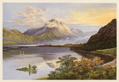 Schottische Loch-Landschaft: Loch Maree von Alexander Francis (after) Lydon