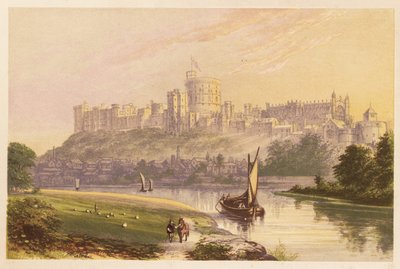 Schloss Windsor, Berkshire, England. 1880 (Gravur) von Alexander Francis (after) Lydon