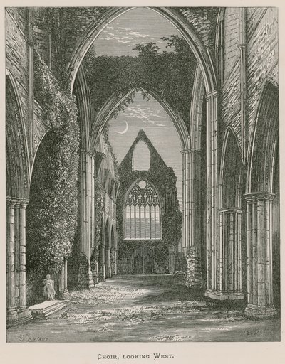 Tintern Abbey, Chor, Blick nach Westen von Alexander Francis Lydon