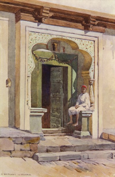 Ein Torweg, Poona von Alexander Henry Hallam Murray