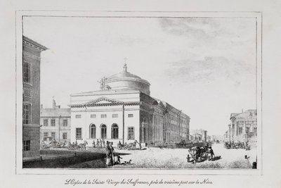 Die Kirche der Freude aller Trauernden, Serie Ansichten von Sankt Petersburg, 1820er Jahre von Alexander Pluchart