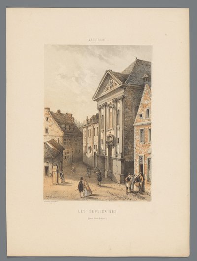 Bonnefantenkloster in Maastricht von Alexander Schaepkens