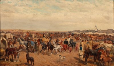 Bensa-Pferdemarkt von Alexander von Bensa