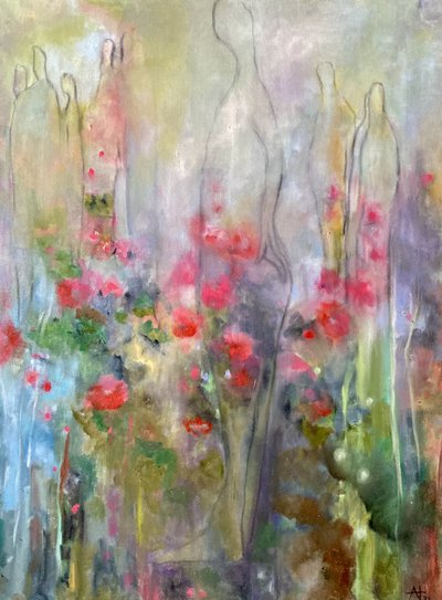 Blühende Blumenfiguren von Alexandra Higgins