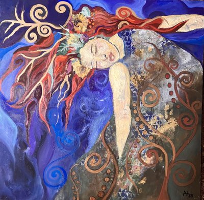 Gelassener Blumenschlaf von Alexandra Higgins