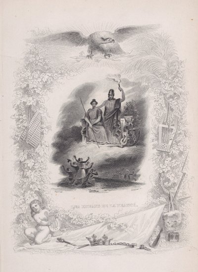 Die Kinder von Frankreich, aus Die Lieder von Béranger von Alexandre Gustave Adolphe Levasseur