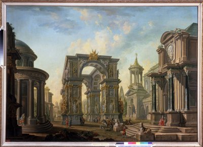 Architektonische Fantasie von Alexei Ivanovich Belsky