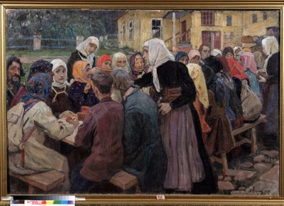 Das Mahl von Alexei Mikhailovich Korin