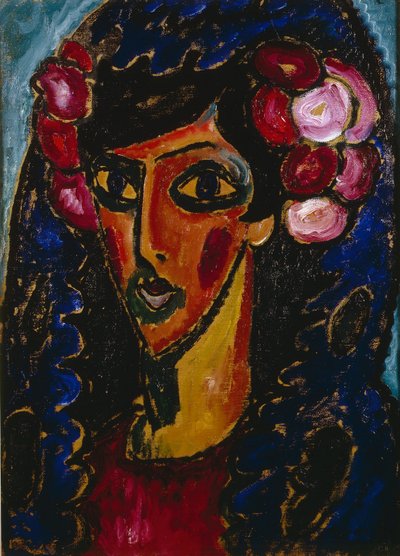 Der blaue Mantilla von Alexej von Jawlensky