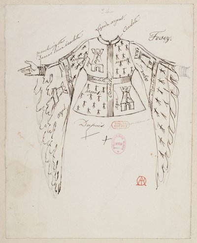 La magicienne - Kostümentwürfe - MM. Fosez, Dupuis, Ponceau von Alfred Albert