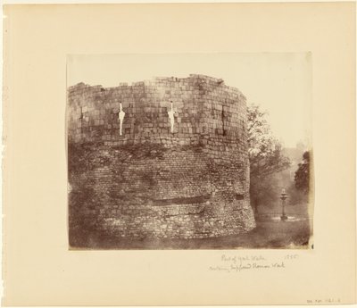 Teil der Stadtmauern von York von Alfred Capel Cure