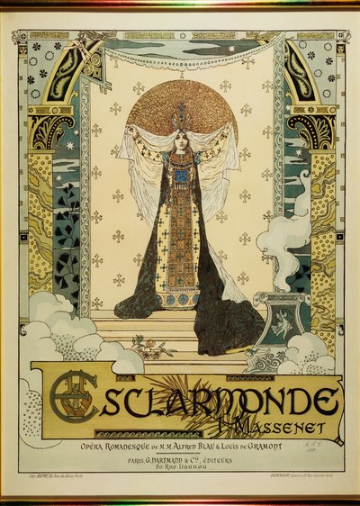 Esclarmonde, Oper von Jules Massenet (12. Mai 1842 - 13. August 1912) von Alfred Choubrac