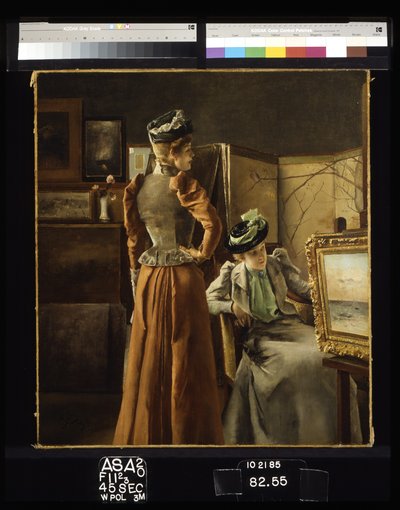 Besuch im Atelier von Alfred Emile Stevens