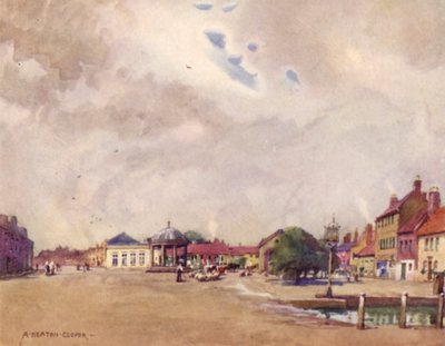 Swaffham Marktplatz, Norfolk von Alfred Heaton Cooper