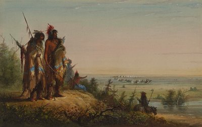 Überquerung der Kluft von Alfred Jacob Miller