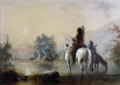 Krähenlager von Alfred Jacob Miller