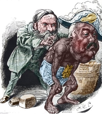 Clement Duvernois (1836-1879), ein französischer Politiker, versuchte François Achille Bazaine (François-Achille) zu rehabilitieren von Alfred Le Petit